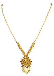 PURABI N 1491-12 ( calcutta design gold necklace )