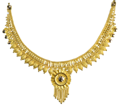 PURABI N 1499-12 ( calcutta design gold necklace )