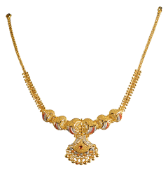 PURABI N 9391-12(calcutta design gold necklace)