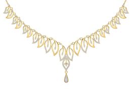 chungath jewellery diamond necklace